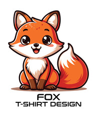 Fox Vector T Shirt Design