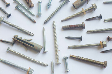 Screws and Nails 7
Several screws and nails on a white background