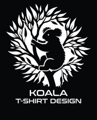 Koala Vector T Shirt Design