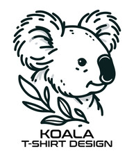 Koala Vector T Shirt Design
