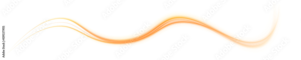 Aufkleber vector png white abstract background with yellow gold glow, blurred light lines, waves. bright spark