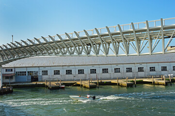 A fragment of the People Mover - an urban automated passenger transport system
