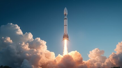 Sideways Rocket Image for Social Media Marketing