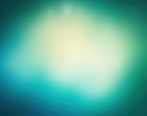 Obraz premium 抽象的な青と緑のグラデーションが広がる幻想的な風景