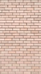 Brick wall with pink bricks