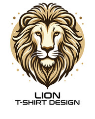 Lion Vector T shirt Design