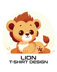 Lion Vector T shirt Design