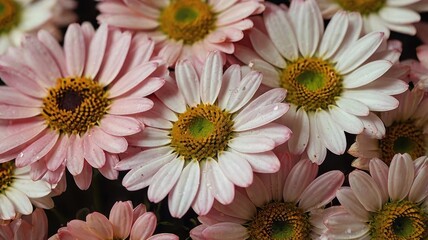 Fototapeta premium Bunch of pink and white flowers
