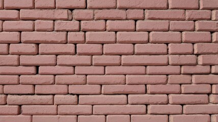 Obraz premium Brick wall with a pink color