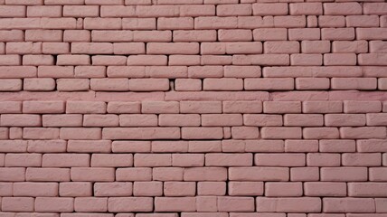 Obraz premium Pink brick wall with a white line