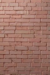 Fototapeta premium Brick wall is pink in color