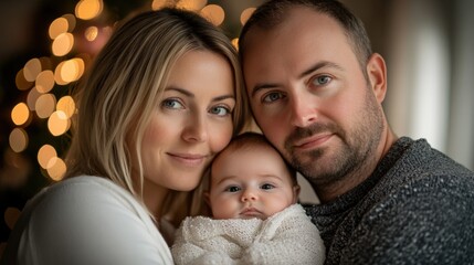 Warm Family Portrait Celebrating Love and Togetherness