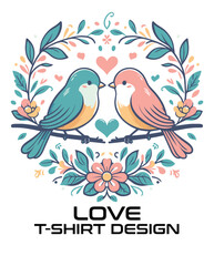 Love Vector T shirt Design