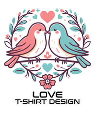 Love Vector T shirt Design