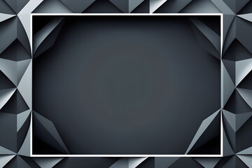 Obraz premium geometric frame featuring a tessellated pattern, ample copy space within sharp angles