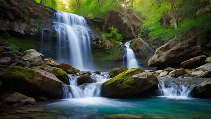 Fototapeta premium natural scenery wallpaper background