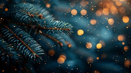 Christmas and New Year holidays background. Space for text. Copy space.
