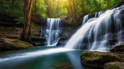 Obraz premium natural scenery wallpaper background