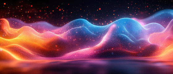 Obraz premium Abstract Luminous Landscape