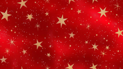 Christmas elements on a wrapping paper