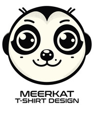 Meerkat Vector T shirt Design