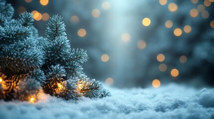 Christmas and New Year holidays background. Space for text. Copy space.