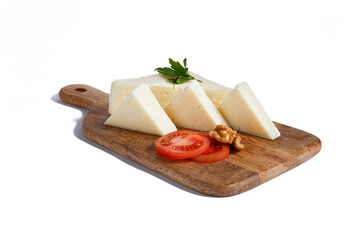 cheese on a plate