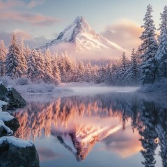 winter nature view