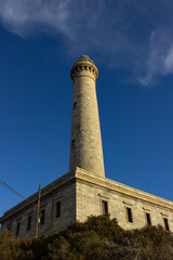 View of Cabo de Palos lighthouse near Mar Menor Spain
