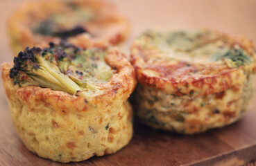 Vegetable egg muffin