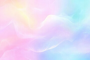 Obraz premium Soft Pastel Dreamscape Abstract Background