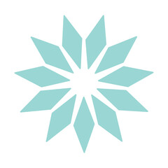 Abstract Geometric Star Graphic Design