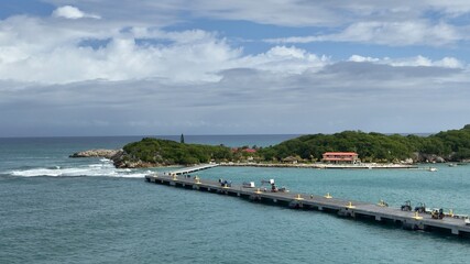 Cruise ship pier for Labadee, a resort on the north shore of Haiti