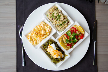 appetizers on the table