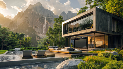 Sustainable energy concept.renewable electricity and fuel. Clean energy management for future environment