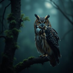 Fototapeta premium great horned owl