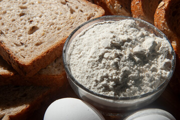 bread and flour