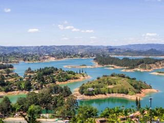 Fototapeta premium Guatape Lagoon, Colombia