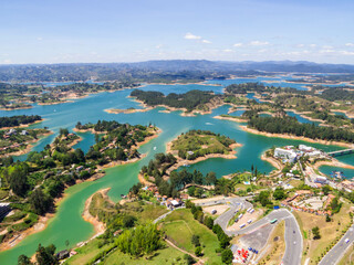 Naklejka premium Guatape Lagoon, Colombia