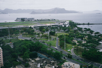 Aeroporto Santos-Dumont visto de cima