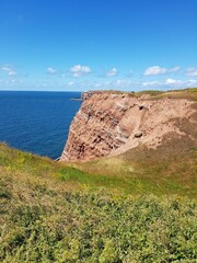 Helgoland red cliffs 