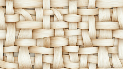 A woven pattern of wood grain is shown in a close up