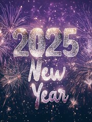 2025, Happy New Year 2025 text design. 2025 happy new year background design. Elegant and beautiful New Year 2025 number design. 2025 New Year