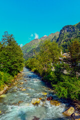 Der Pflerscher Bach im Pflerschtal (Südtirol, Italien)