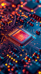 Semiconductor chip Bright Portrait Photography
