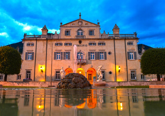 Rathaus von Caprino Veronese, Venetien (Italien)