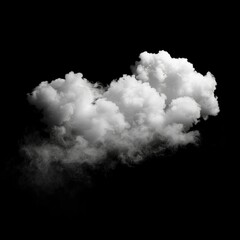 Cloud isolated on black background,Textured Smoke,Abstract white, Cloud isolated on black background