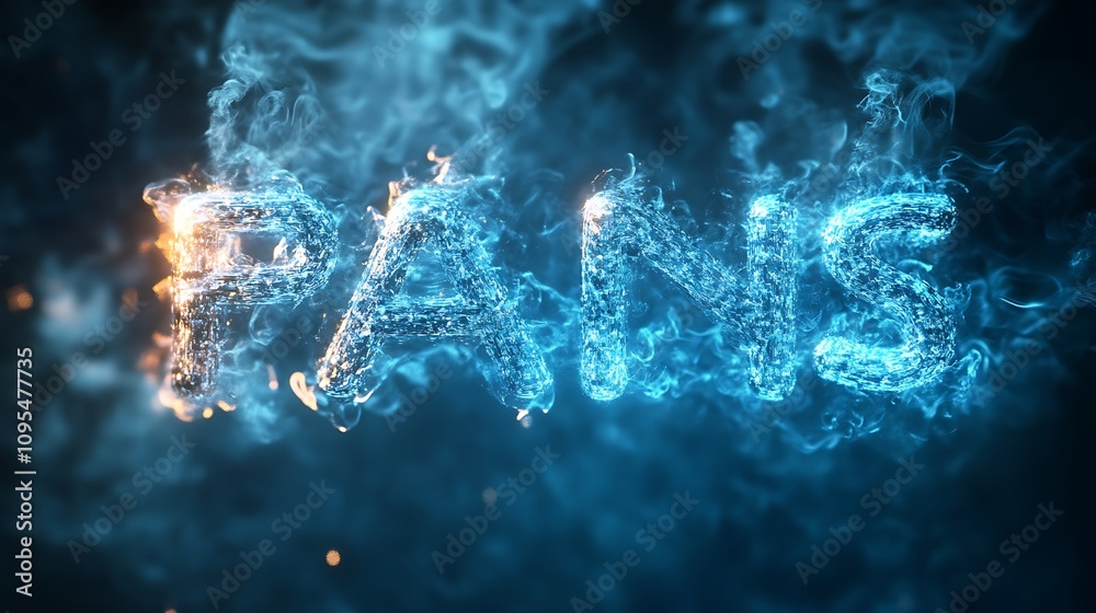 Fototapete realistic vaping logo with text effect and modern font design