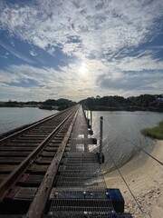 bridge over the river