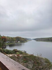 Fototapeta premium Overlooking river